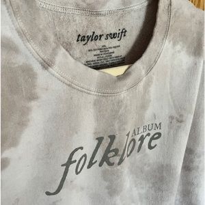 Taylor Swift Folklore crew neck sweatshirt. Size XXL.